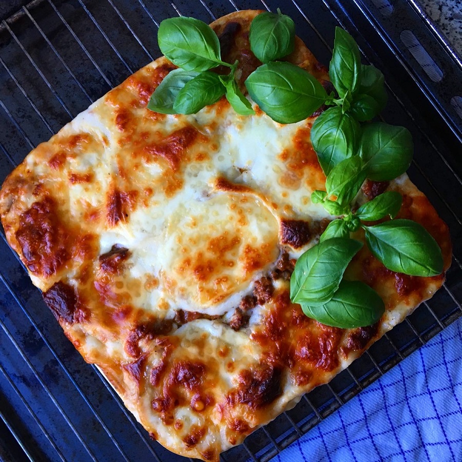 Lasagne med frisk mozzarella basilikum – MADindex