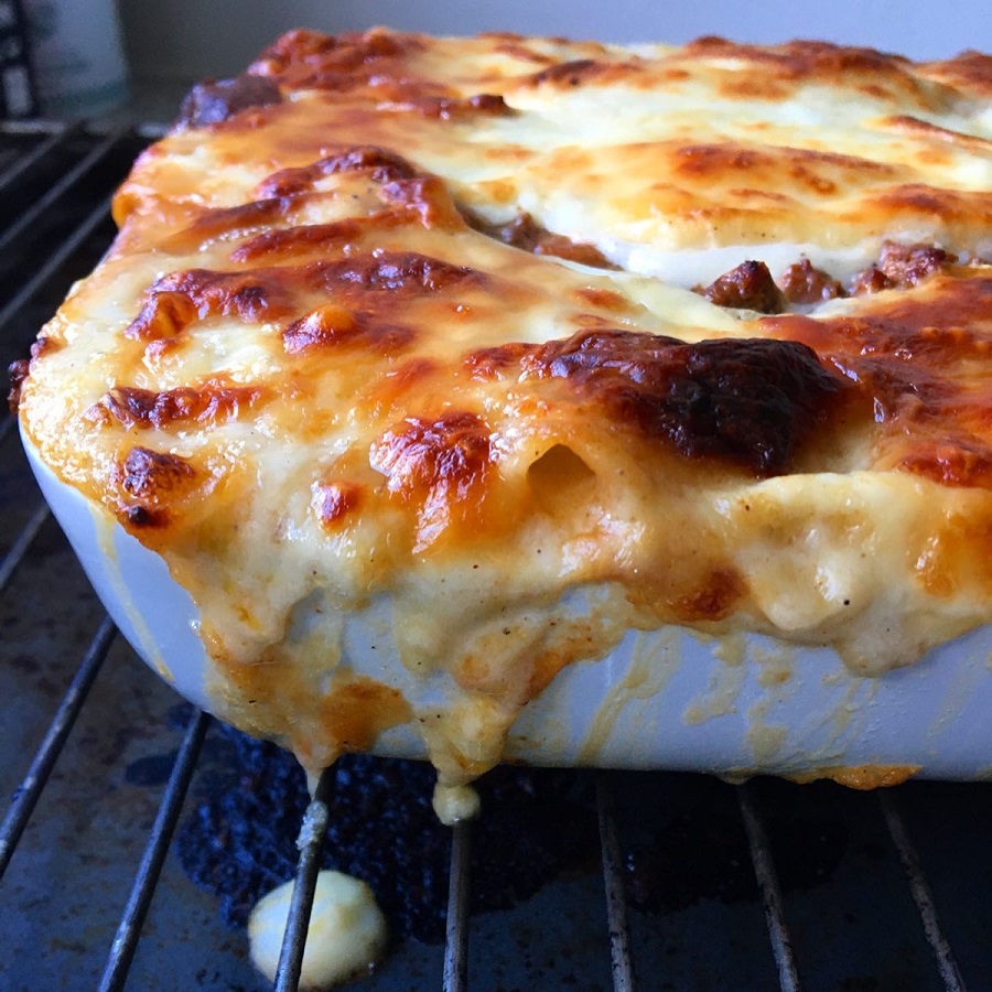 Lasagne med frisk mozzarella basilikum – MADindex